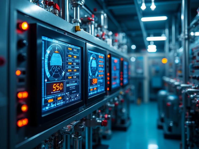 Vakuumpumpen-Anlage im Betrieb